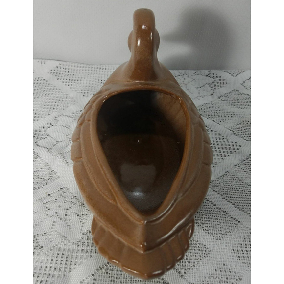 Quaint Retro Frankoma Mallard Duck Planter for Rustic Farmhouse Decor - Picture 6 of 10